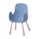 thumbnail image 1 of Mini sillón de simulación para casa de muñecas BJD, suministros y adornos para jardín de hadas, escala 1/6 Azul, 1 of 9