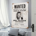 thumbnail image 3 of Criminals from Indiana John Dillinger Black And White Poster Artworks Canvas Poster Room Aesthetic Wall Art Prints Home Modern Decor Gifts 20x30inch(50x75cm), 3 of 6