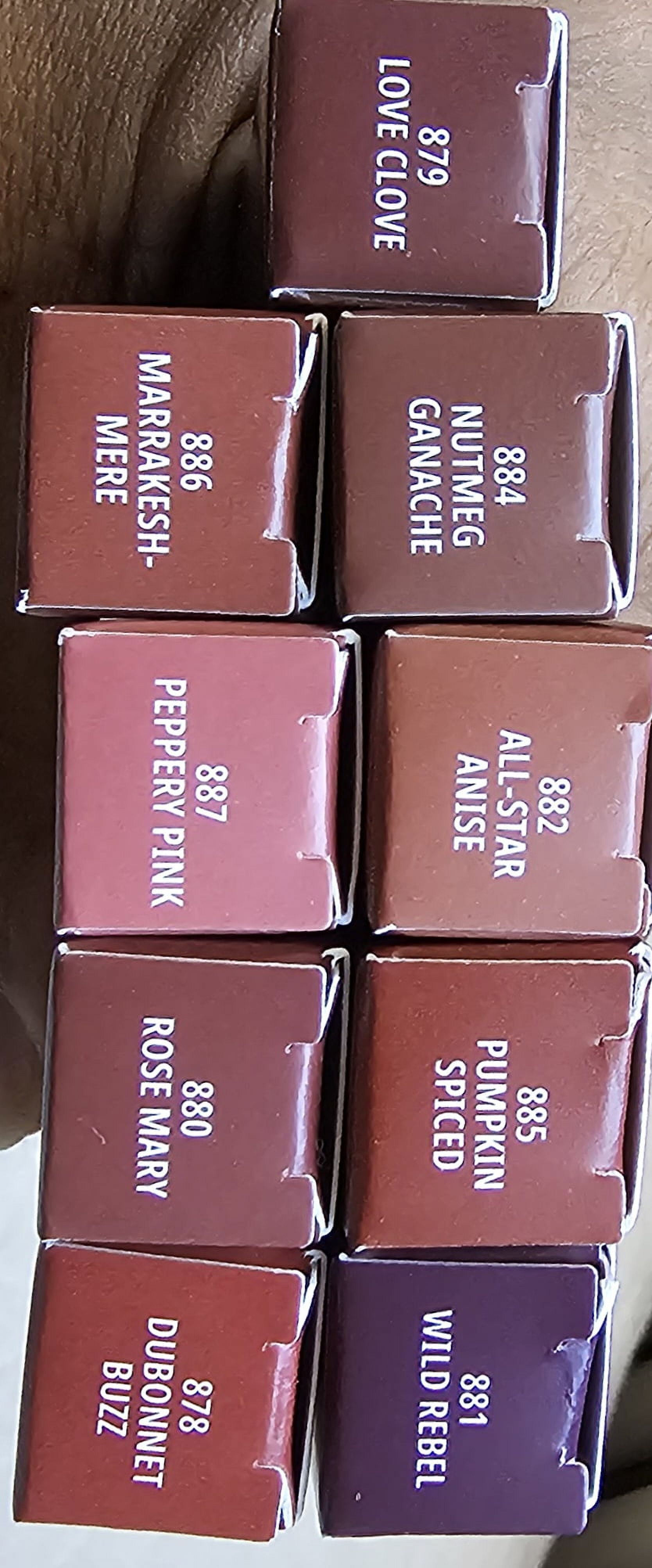 MAC Powder Kiss Velvet Blur Slim Stick Lipstick 878 Dubonnet Buzz 0.07 Oz