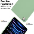 thumbnail image 6 of Dteck Case for iPad Air 11 Inch (2024)/iPad Air 5th 4th Generation 10.9 Inch, Skin-Friendly Durable Silicone Protective Cover,Slim and Protable,Matcha Green, 6 of 7