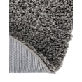 thumbnail image 4 of Unique Loom Everyday Shag Collection Area Rug - Solid (3' 3" Round Dark Gray), 4 of 6