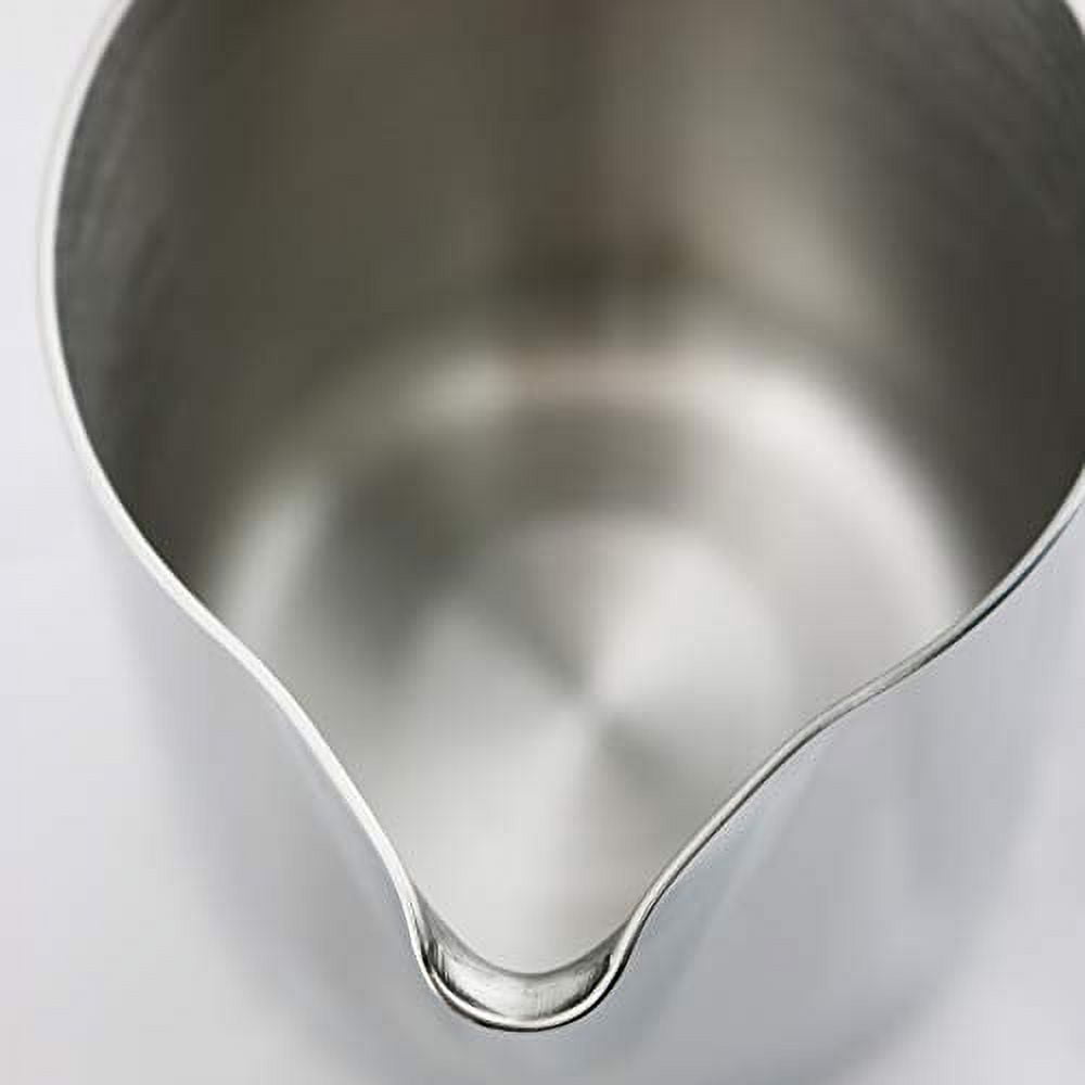 Rhino Coffee Gear 0799439358027 Milk Pitcher, 20 oz, Silver