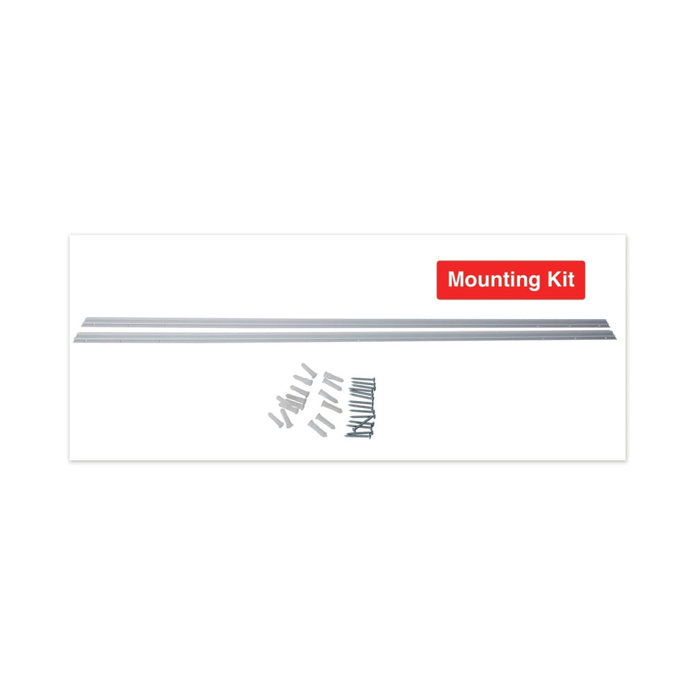Universal Frameless Magnetic Glass Marker Board, 36" x 24", White -UNV43202