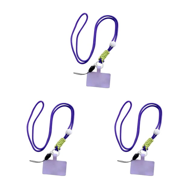 Methold Cordón universal para teléfono móvil con gancho, cuerda colgante portátil ajustable para el cuello, correas antipérdida de Type1 NO1