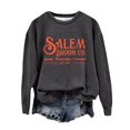 thumbnail image 2 of YVNAURA Salem 1692 Sweatshirt for Women They Missed one Witch Trial Halloween Pullover Crewneck Long Sleeve Vintage Graphic Tee Funny Sarcastic Witches Top Fall Spooky 1 Pack, Grey,M, 2 of 4