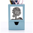 thumbnail image 1 of Tarjeta de clip de pluma Unbranded gestor de suministros de oficina Negro blanco flor planta de girasol, 1 of 3