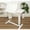 Bedside Desk / Plastic Holder (WHITE), variant on FUNA  32 Inch Height Adjustable Sit to Stand Desk Converter with Wide Keyboard Tray