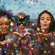 thumbnail image 5 of Elegante máscara de mariposa para mujer, máscara de media cara con lentejuelas para Halloween, fiestas de cosplay y decoraciones de carnaval, accesorio de disfraz brillante, 5 of 8