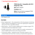 thumbnail image 2 of TPMS Valve Kit - Compatible with 2010 Dodge Ram 1500, 2 of 2