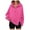 Hot Pink, variant on Kaprioy Womens Sweatshirts Oversized Casual Loose Button Up Henley Pullover Top High Low Split Winter Fall Fashion Clothing Grey, M