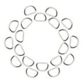 thumbnail image 4 of 20pcs Metal Belts Buckle Loop Ring D Rings for Bags Purses and Belting, 4 of 10