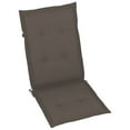 thumbnail image 6 of vidaXL 1/2/4/8x Solid Teak Wood Reclining Chairs with Cushions Multi Colors, 6 of 9