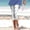 04 Blue, variant on Feimerou Womens Capri Pants Drawstring Hem Knee Length Capris High Waisted Soft Stretch Yoga Pants Summer Casual Crop Beach Pants