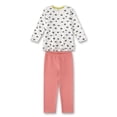 thumbnail image 1 of Sanetta Pijama de niña, conjunto de 2 piezas - largo, pijama, algodón orgánico, motivo Rosa/Blanco 104, 1 of 3