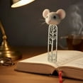 thumbnail image 4 of Colección de Marcapáginas "Amigo del Bosque" | Encanto encantador del bosque, bambú artesanal, ayuda creativa para la lectura, delicados detalles de hojas, regalo para amantes de la lectura,, 4 of 9
