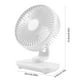 thumbnail image 3 of Ganfancp Ventilador para Dormitorio 5 Velocidades Ventilador de Sobremesa para Casa Oficina Cocina Doble Bateria 10000M Duracion 3 Dias Ventilador Portatilador Enchufable Ofertas Del Día Esta Unidad, 3 of 7