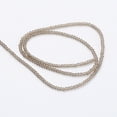 thumbnail image 2 of 10 Strand Transparent Glass Beads Strands Faceted Rondelle 3x2mm Hole: 0.5mm Gray, 2 of 3