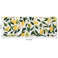 thumbnail image 7 of Yellow Lemon Fruit Flowers White Pattern Kitchen Rug Mat,Kitchen Runner Rugs Non Skid Washable,Decorative Kitchen Floor Mats for Kitchen,Sink,Laundry,17"x47.2", 7 of 7
