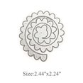 thumbnail image 2 of Troquel metálico VOBRAMY 6 x 5,7 cm flor espiral 3D, 2 of 8