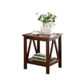 thumbnail image 2 of Table d'appoint en tabac antique Edgewood, 2 of 5