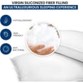 thumbnail image 2 of Ryotei Down Alternative Standard Pillows 12 Pack (20x26) – Firm Loft Hotel Quality Bed Pillow – 100% Cotton T-235 Cover – Hypoallergenic, Washable & Long-Lasting Cluster Fiber Pillows in Bulk, 2 of 7