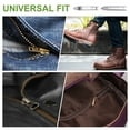 thumbnail image 6 of Uxcell Zipper Repair Kit, Metal Zipper Latch Slider Retainer Insert Pin Top Bottom Stoppers, Fit for Coat Silver #3 #5 #8 #10, 6 of 7