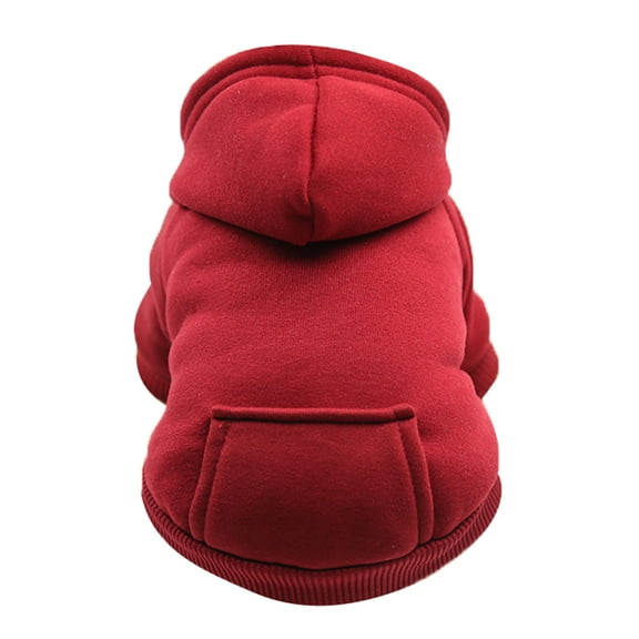 Dog Cat Hoodie Sweatshirt, Fashion Cute Soft Skin-friendly Winter Warm Pet Hooded Coat Clothes Costume with Pocket for Puppy Kitten