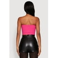 thumbnail image 5 of Women's Side Ruched Cropped Tube Top, 5 of 5