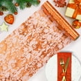 thumbnail image 2 of Dalrosia Sequin Metallic Table Runner 16FT Long Thin Mesh Sparkle Table Runner Roll Table Decorations for Wedding Bridal Shower, Baby Shower, Birthday Party, 2 of 7