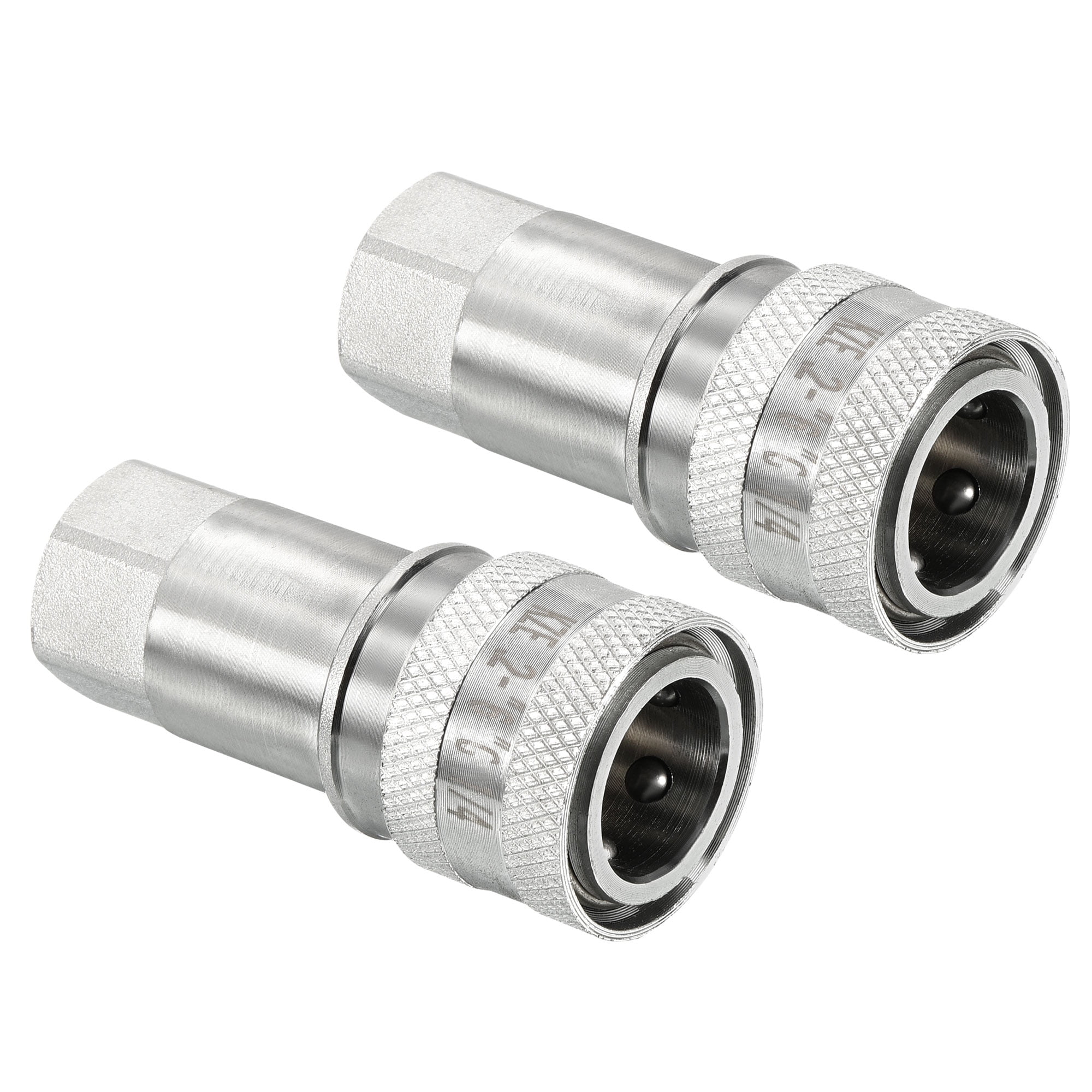 Uxcell G1/4 Female 1.1" OD Pipe Fitting Plug Adapter Hydraulic Quick