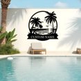 thumbnail image 2 of AOLOA Metal Signs Customized | Personalized Beach Metal Signs | Custom Outdoor Signs | Last Name Sign | Metal Wall Art | Beach Sign Bathroom Wall Decor | Home Decor | Beach Lovers Housewarming Gift, 2 of 8