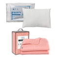 thumbnail image 1 of Colcha individual Acabado Ultrasónico Trinity Rosa + Almohada Frosty, 1 of 8