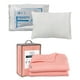 thumbnail image 1 of Colcha individual Acabado Ultrasónico Trinity Rosa + Almohada Frosty, 1 of 8