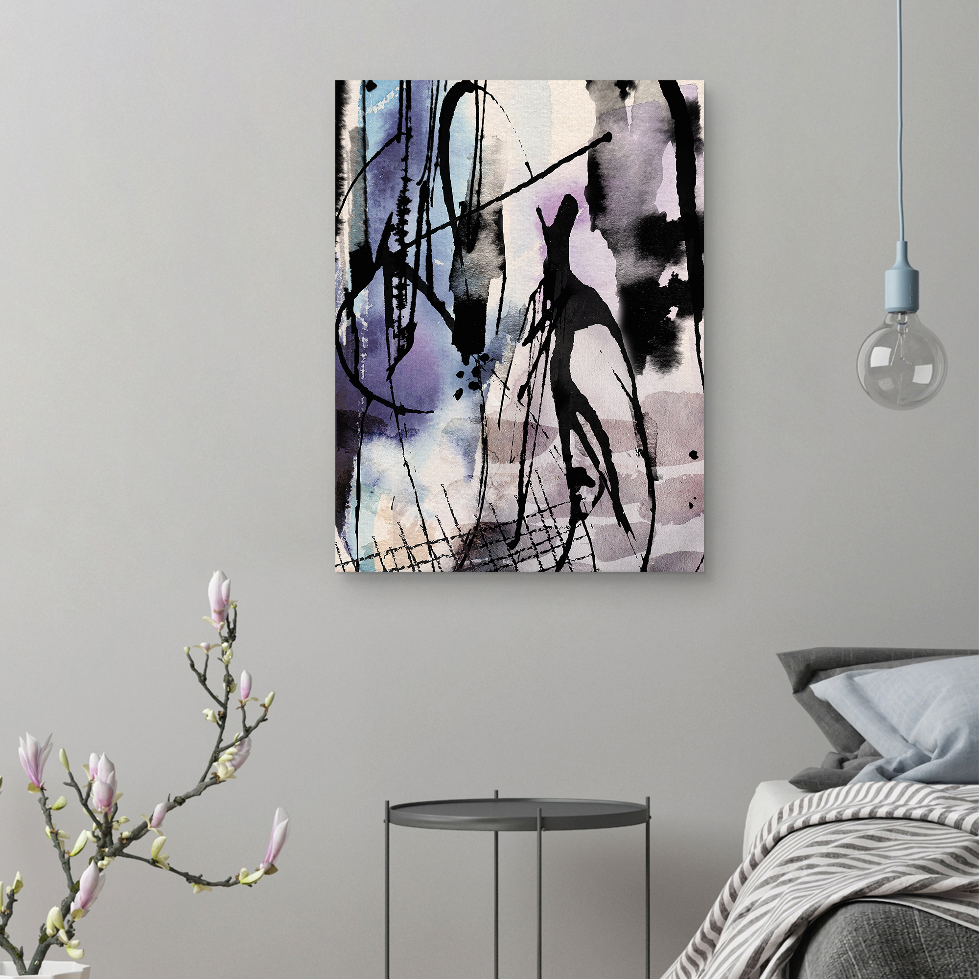 Masterpiece Art Gallery Abstract Canvas Art Print, 30" x 40", by Nikki Chu