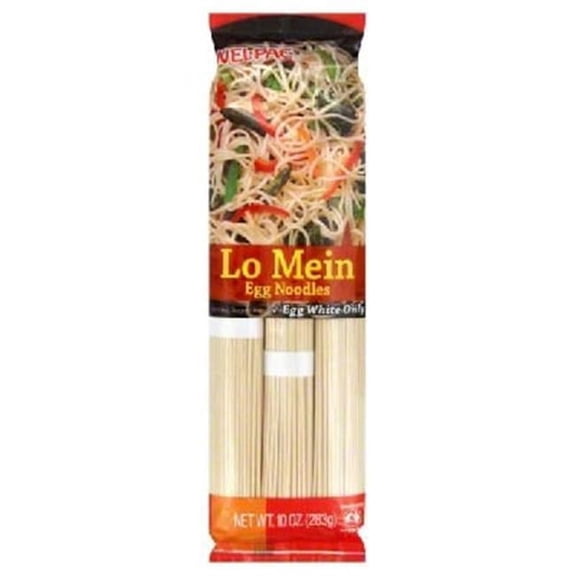 Wel-Pac Lo Mein Egg Noodles, 10 oz, Pack of 12