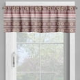 thumbnail image 4 of Ambesonne Zambia Valance & Curtain, Antique Traditional Boho, 55"x45", Dried Rose Yellow, 4 of 6