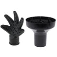 thumbnail image 1 of TISHITA 2x Hairdressing Hand Shape Hair Blow Dryer Diffuser Universal Blower Cover, 1 of 8