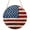 Multicolor, variant on Farmhouse American Flag Round Front Door Welcome Sign, 7.8 Inch Wall Hanging Decor for Indoor Outdoor, Blue Red USA Flag Vintage Home Porch Hanger Decorations for Holiday Gift