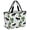 Green, Black, White, variant on Black Green Moose Beach Bag for Women, Large Breathable Mesh Beach Tote Bag, Modern Animals Trees Watercolor Sandproof Lightweight Travel Bags for Vacation Picnic Swimming Pool 15.7"x15.7"x9.1"