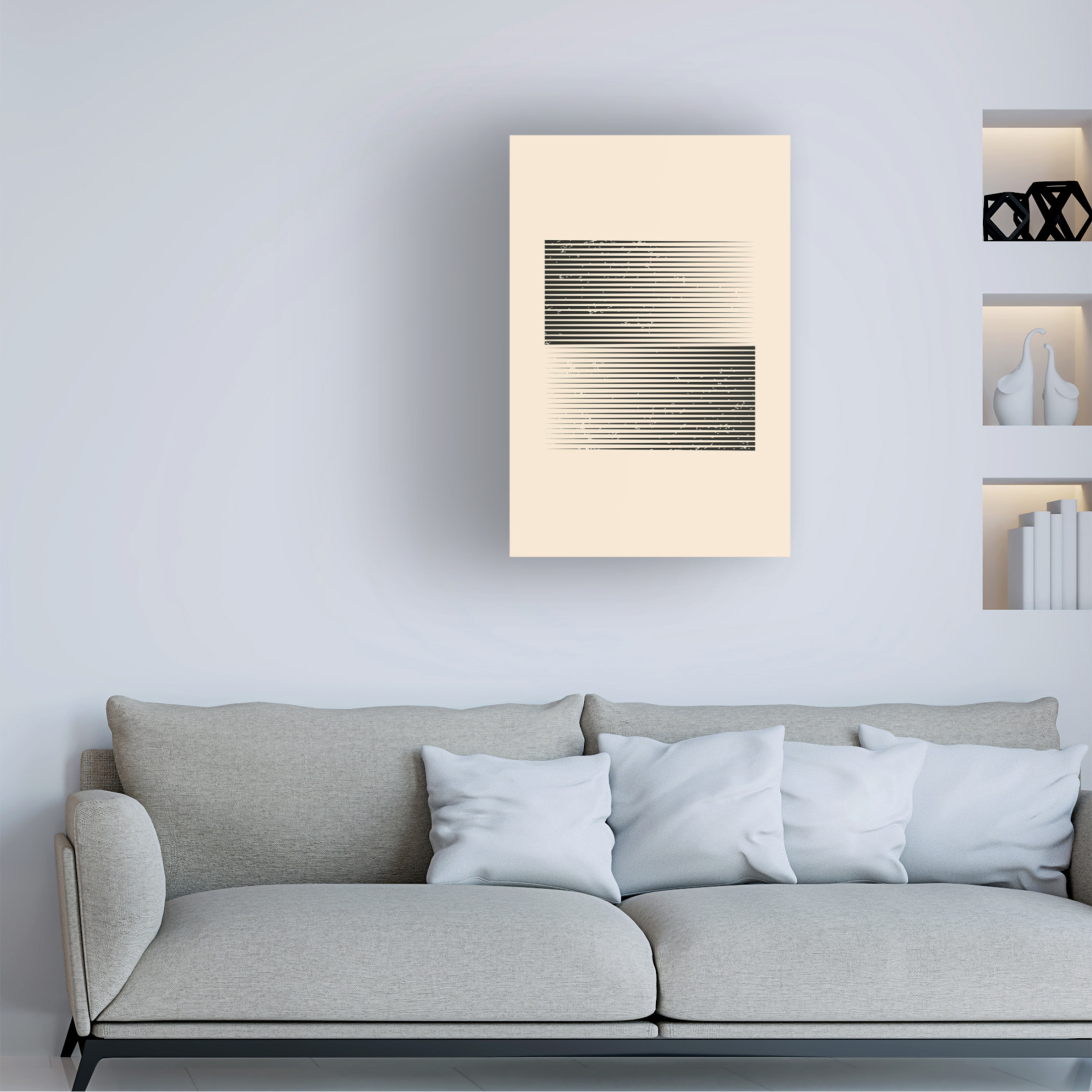 Trademark Fine Art jay stanley Boho Minimal Shapes 2 Canvas Wall Art