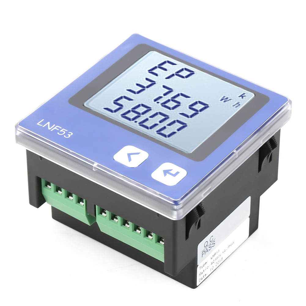 3phase Digital Power Meter, 3phase Power Meter, Lightweight For Home