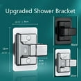 thumbnail image 3 of No Drill Shower Head Holder Strong Adhesive Wall Mount for Adjustable Handheld Showers, 3 of 6