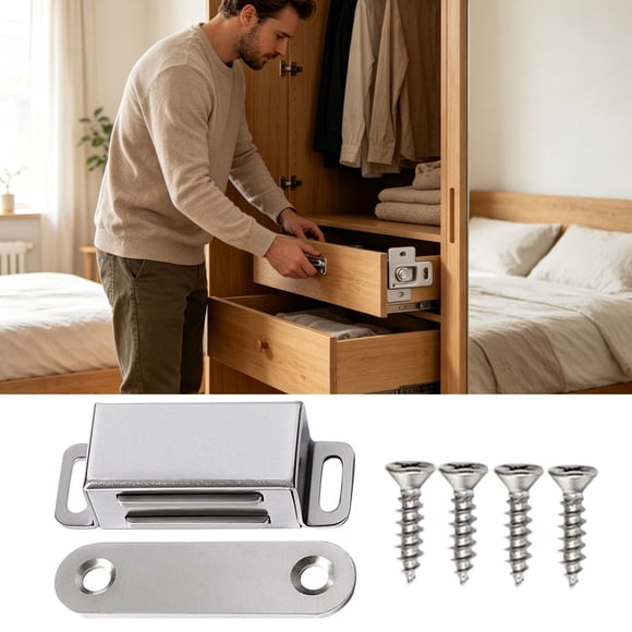 Tong Stainless Steel Wardrobe Door Catch Cabinet Hardware For Drawer And Cabinet