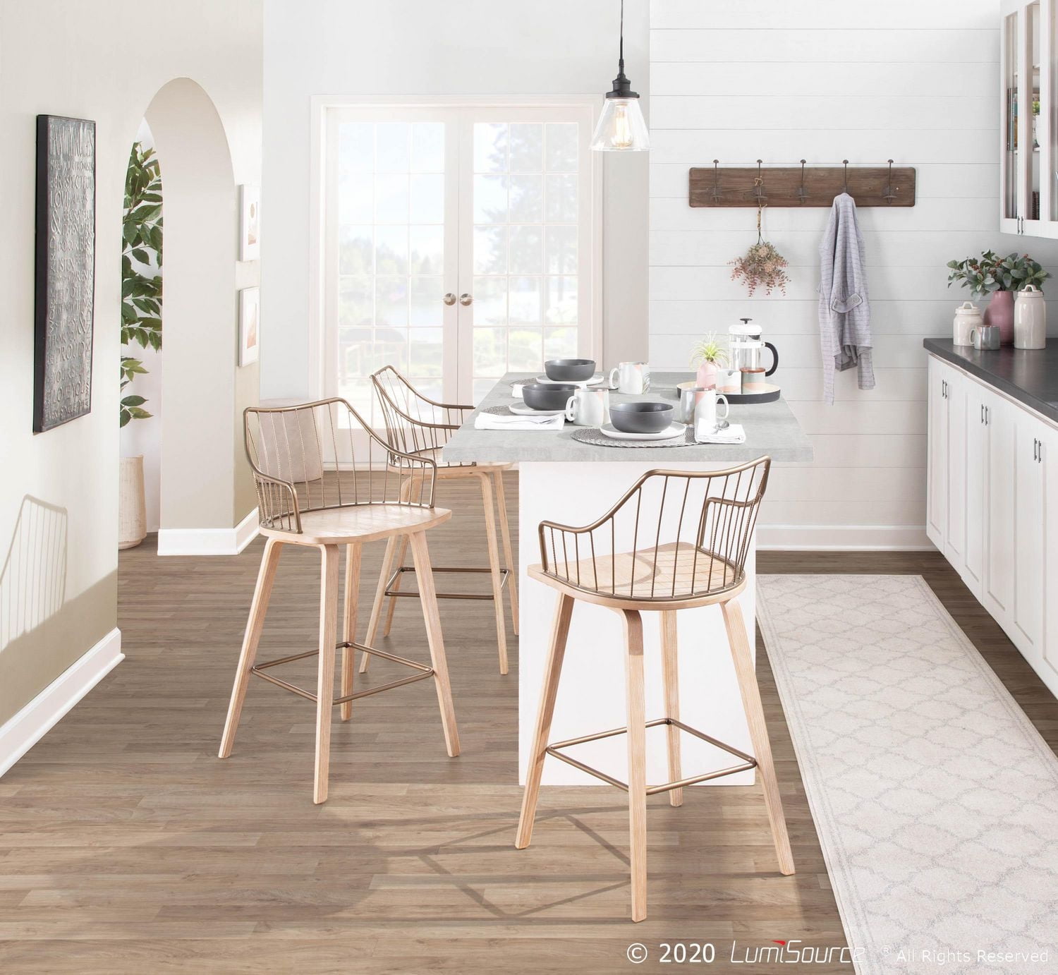 Winston Counter Height Stool from LumiSource