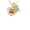 M, variant on Softball in Heart - A - Gold Tone Crystal Initial Sophia Necklace, 18" 1"