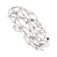 thumbnail image 3 of Guirnalda de cuentas para árbol de Navidad, adorno de cadena de cuentas colgantes para Navidad estrella de plata, 3 of 9