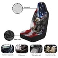 thumbnail image 5 of Uorisanigo Eagle Flag Car Seat Covers Universal Front Car Seats Waterproof Anti-Slip Back Fabric Removable Automotive Accessories Suitable for Cars, SUV and Trucks, 5 of 7