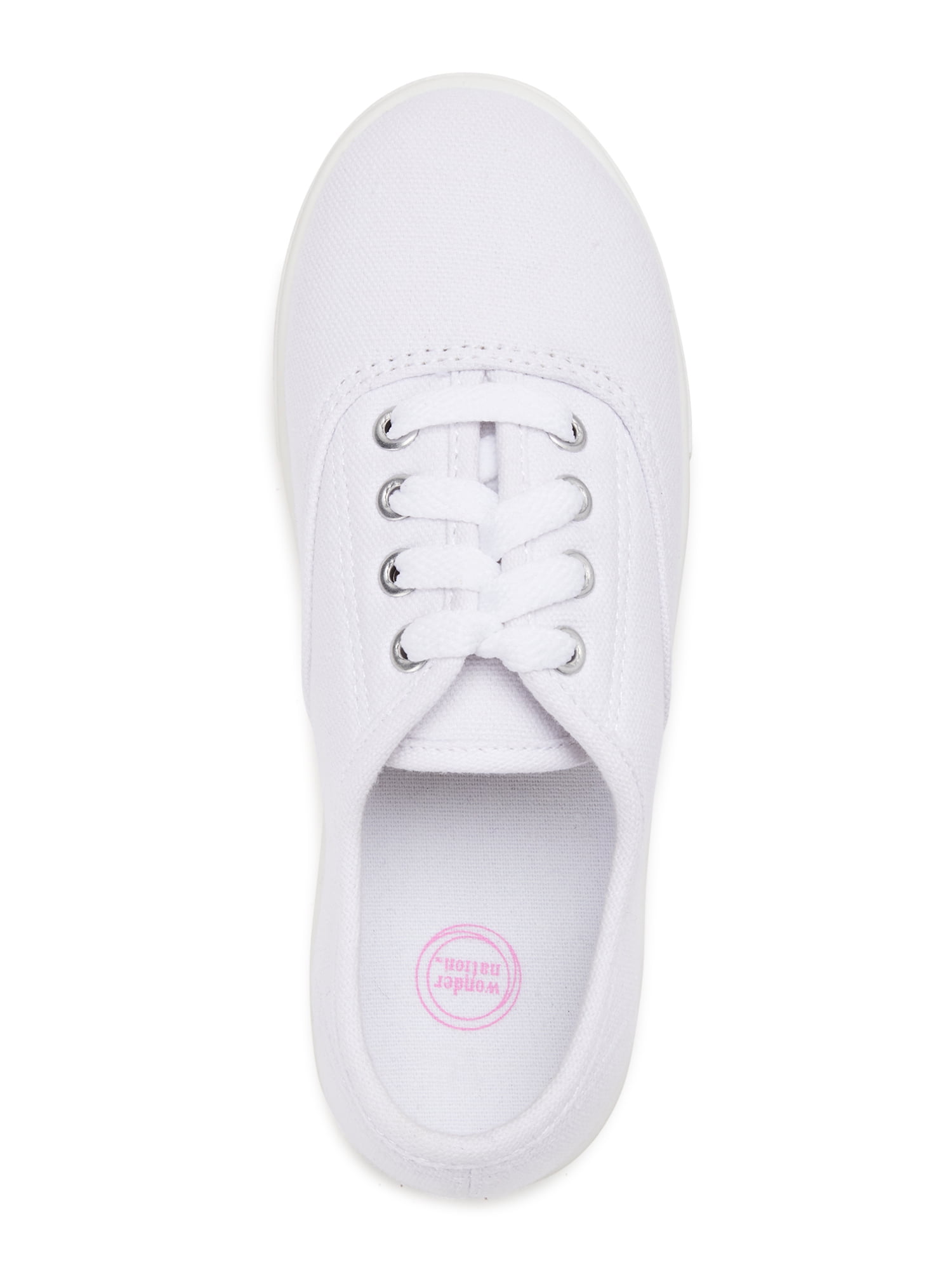 Wynsors Lace Up White, Girls' Shoes