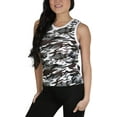 thumbnail image 3 of ToBeInStyle Juniors Camouflage Military Soldier 100% Cotton Casual Tank Top, 3 of 4