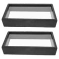 thumbnail image 3 of Display Frame Shadow Box Rectangular Wood And Acrylic Specimen Preservation For Office Decoration Simple Frame Design 2Pcs, 3 of 5